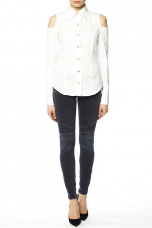 Denuded shoulder shirt, zdjęcie 2 Denuded shoulder shirt od Balmain